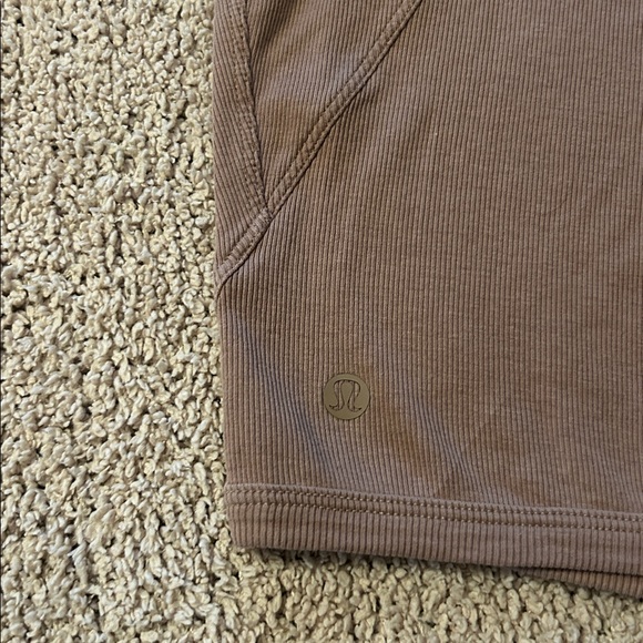 lululemon athletica Ribbed Scoop Neck Crop Tank - Taupe - Picture 4 of 4